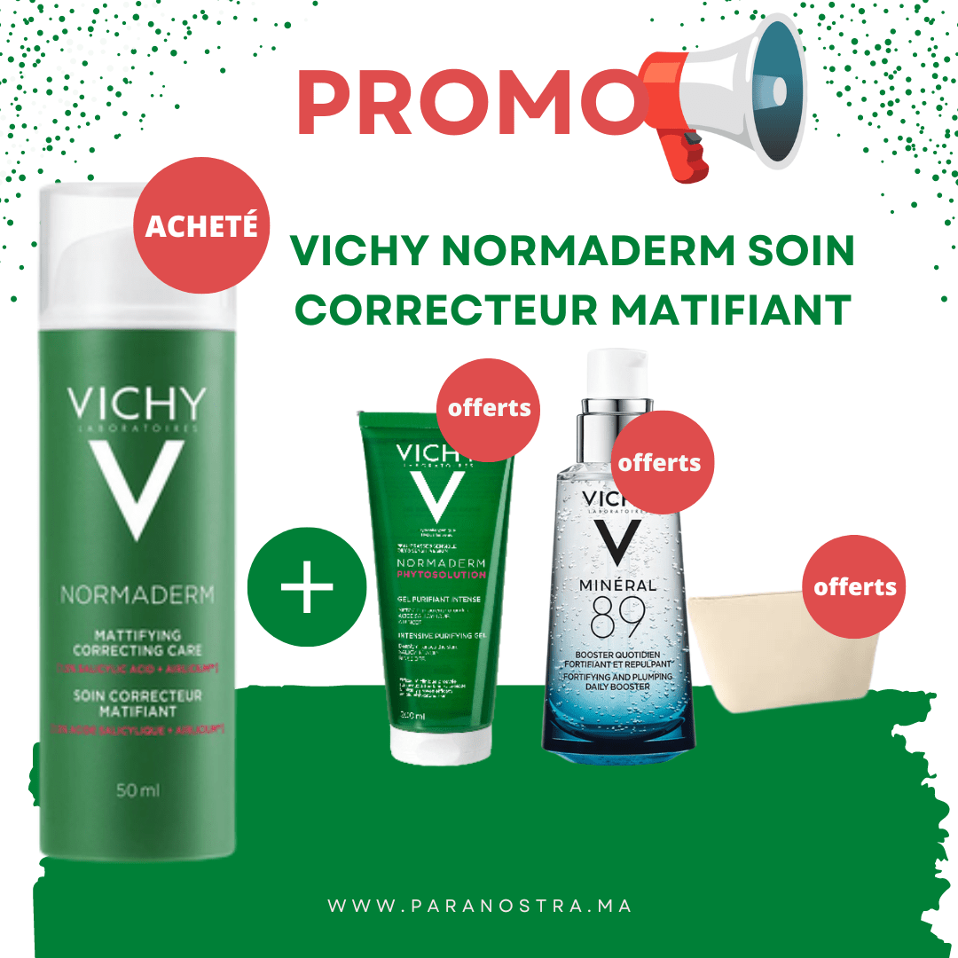 Vichy NORMADERM Soin Correcteur Matifiant parapharmacie maroc